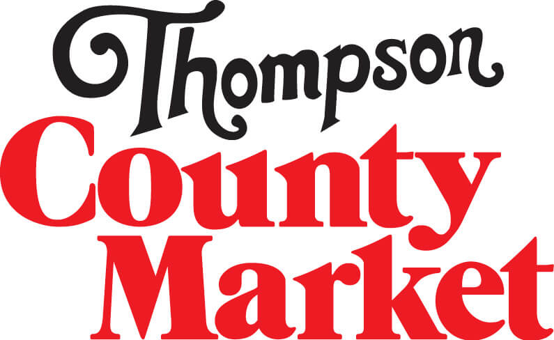 A theme logo of Thompson's County Market